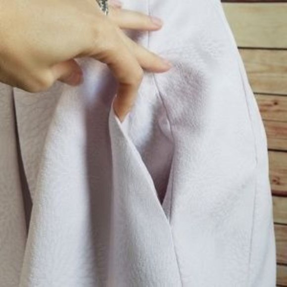 NWT Anne Klein Lavender Flower Fit Flare Pockets - Picture 4 of 7